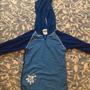 long sleeve bathing suit top